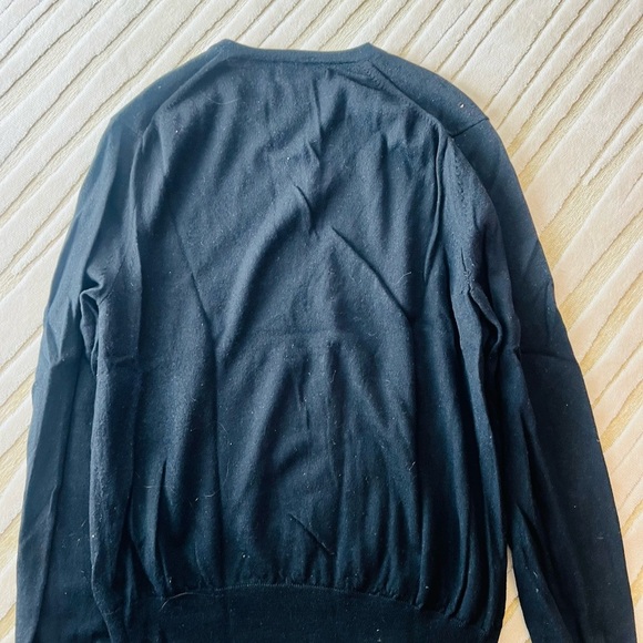 Express Black V-Neck Sweater Soft Pullover - Picture 4 of 5